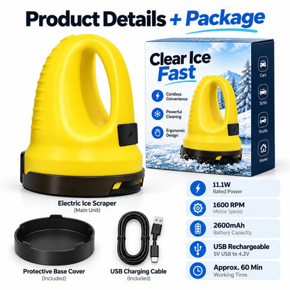 🔥LAST DAY SALE-50% OFF🎁USB Rechargeable Electric Ice Scraper