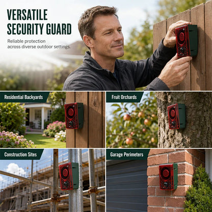 🚨 Limited-time half-price offer! 😱 Solar security light with motion-triggered alarm — waterproof and features a loud siren.