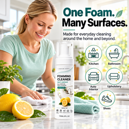 ⏳Buy one get one free for a limited time⏰Multi-Surface Foaming Cleaner