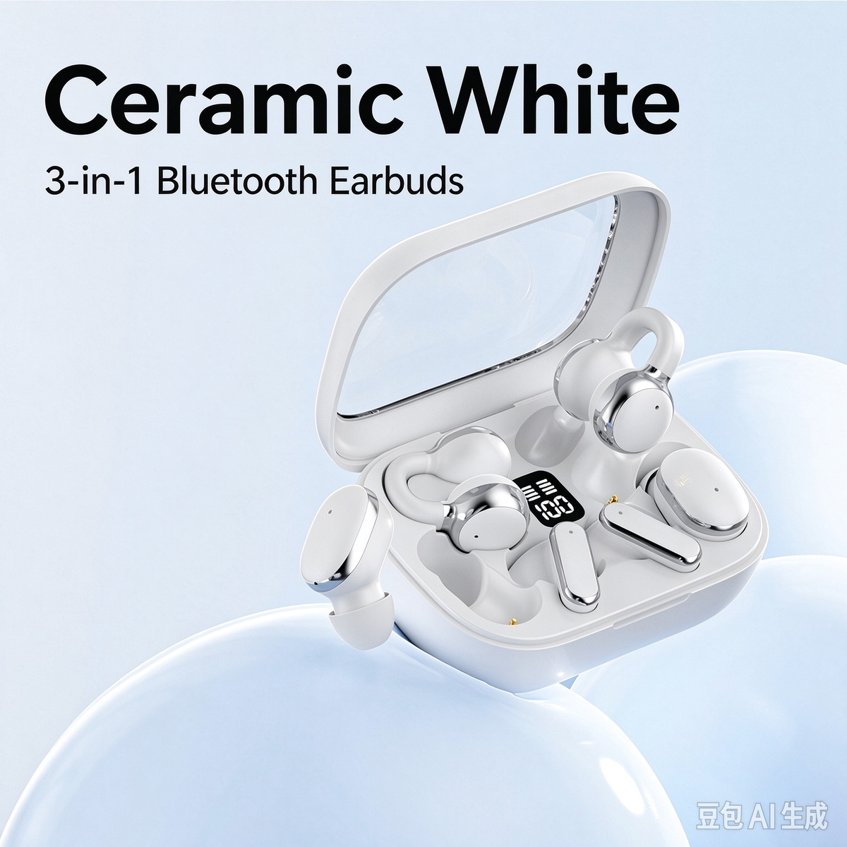 🔥 Limited-time 50% off! 🔥【Six Earphones】Semi-in-ear high-quality, long-lasting battery life new bone conduction Bluetooth earphones