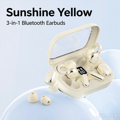 🔥 Limited-time 50% off! 🔥【Six Earphones】Semi-in-ear high-quality, long-lasting battery life new bone conduction Bluetooth earphones