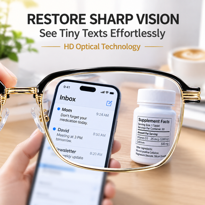 ⏳Buy one get one free for a limited time⏰Anti-blue light photochromic stylish half-rimmed reading glasse
