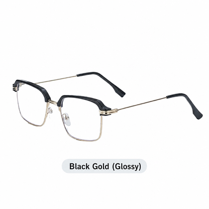 ⏳Buy one get one free for a limited time⏰Anti-blue light photochromic stylish half-rimmed reading glasse