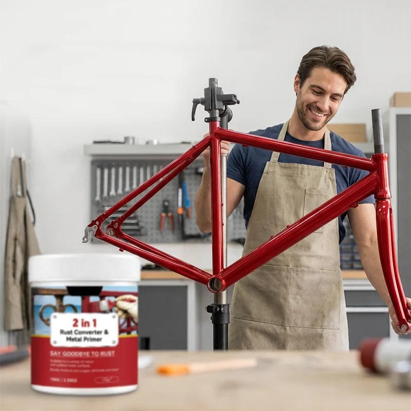 🥳HOT SALE🥳💞Rust Converter –2-in-1 weather-resistant Rust Converter Metallic Paint✅