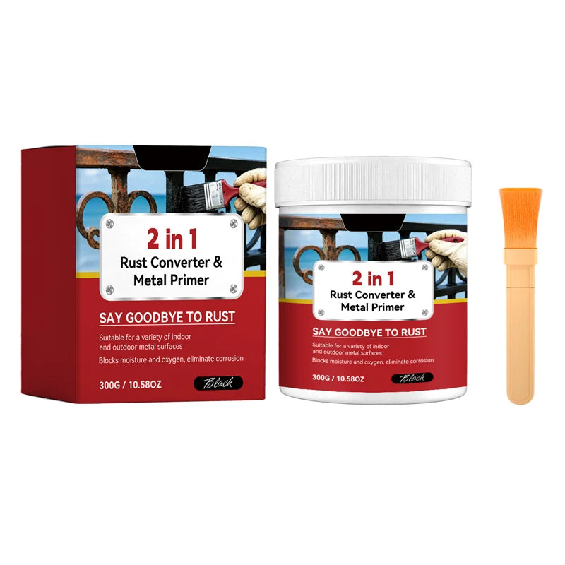 🥳HOT SALE🥳💞Rust Converter –2-in-1 weather-resistant Rust Converter Metallic Paint✅