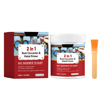 🥳HOT SALE🥳💞Rust Converter –2-in-1 weather-resistant Rust Converter Metallic Paint✅