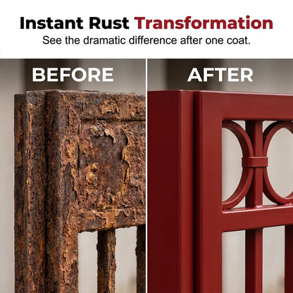 🥳HOT SALE🥳💞Rust Converter –2-in-1 weather-resistant Rust Converter Metallic Paint✅