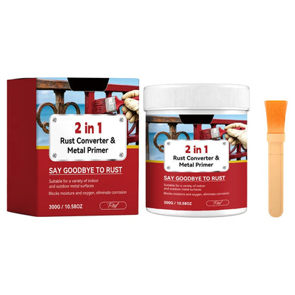 🥳HOT SALE🥳💞Rust Converter –2-in-1 weather-resistant Rust Converter Metallic Paint✅