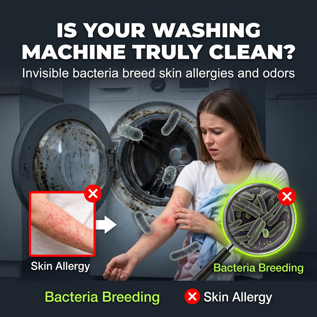 🔥LAST DAY SALE 50% OFF 🔥 Washing machine cleaner
