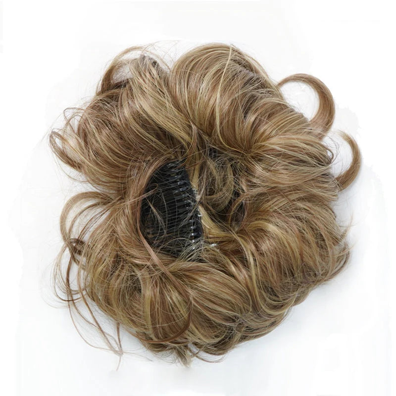 👱‍♀️ 50% Off! ✨ Messy Side Comb Hair Bun – Instant Voluminous Updo Clip-in – 10-second Effortless Styling, Slip-proof All-day Hold, Premium Heat-friendly Fiber Up To 160°c & Lightweight Only 90g – 3 Placement Styles 🎀