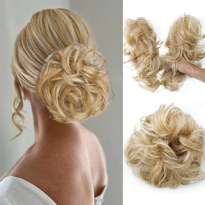 👱‍♀️ 50% Off! ✨ Messy Side Comb Hair Bun – Instant Voluminous Updo Clip-in – 10-second Effortless Styling, Slip-proof All-day Hold, Premium Heat-friendly Fiber Up To 160°c & Lightweight Only 90g – 3 Placement Styles 🎀