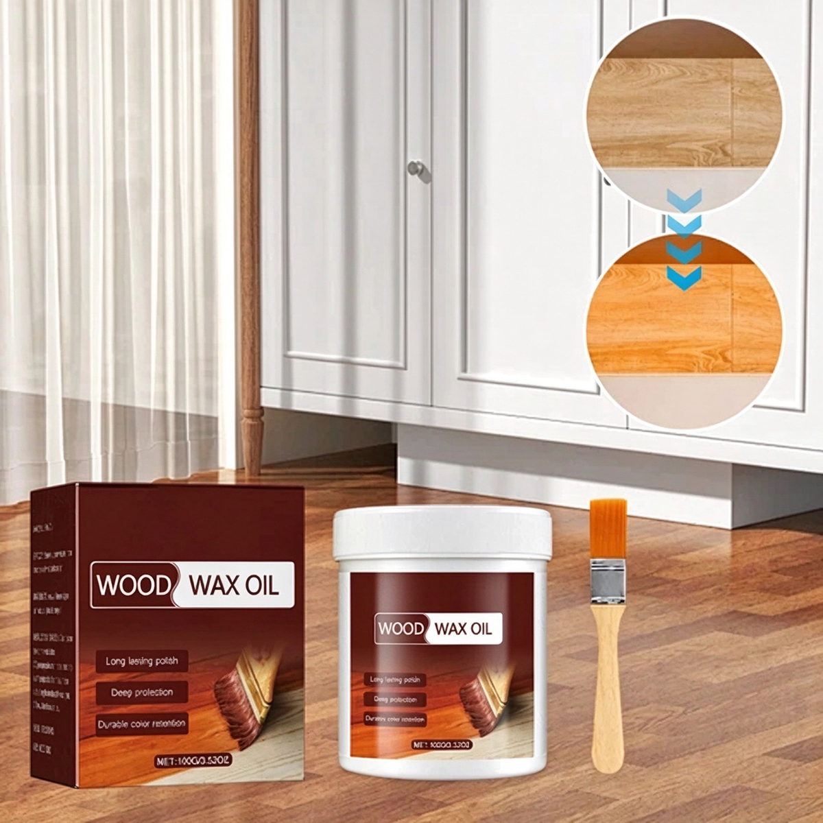 🥳2026 HOT SALE💞🔥Buy 1 Get 1 Free 🔥🧰🛠️Wood Cleaner & Polish - Comes with Premium Brush