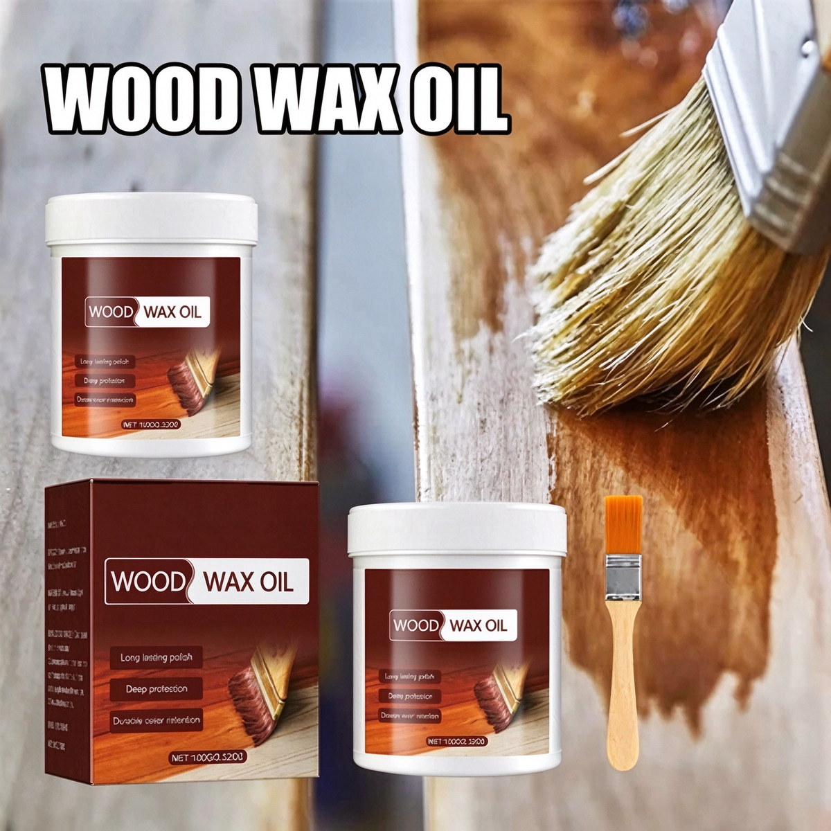 🥳2026 HOT SALE💞🔥Buy 1 Get 1 Free 🔥🧰🛠️Wood Cleaner & Polish - Comes with Premium Brush