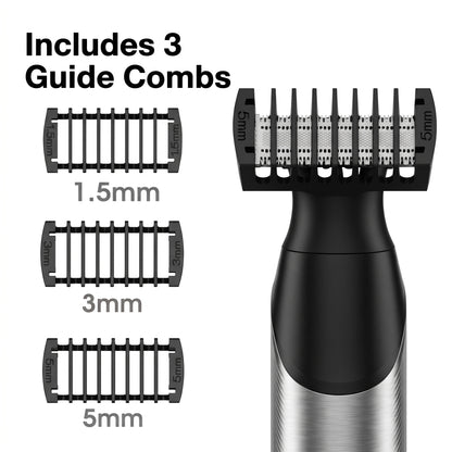 ⚡Limited-time 50%OFF🍛3-in-1 Men's Shaver Multifunctional Magnetic Head Replacement Shaving Set
