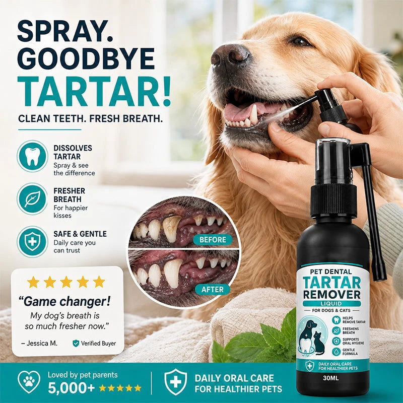 🏆 Last day for 50% off! 🐾 Buy one, get one free 🎁 Gentle Dental Spray for Pets