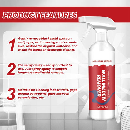 🧽 Buy 1, Get 1 Free (First 50 Orders) 🔥 Powerful, Long-Lasting Wall Mold Remover