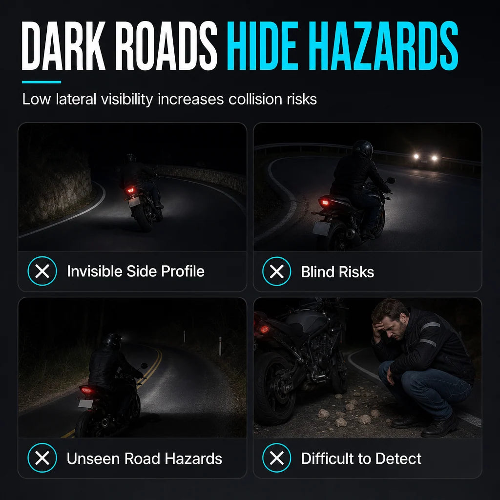 🏍️🔥Motorcycle LED Angel Wings Ground Projection Lights