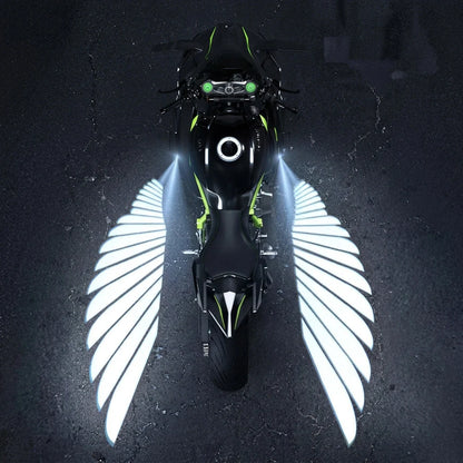 🏍️🔥Motorcycle LED Angel Wings Ground Projection Lights