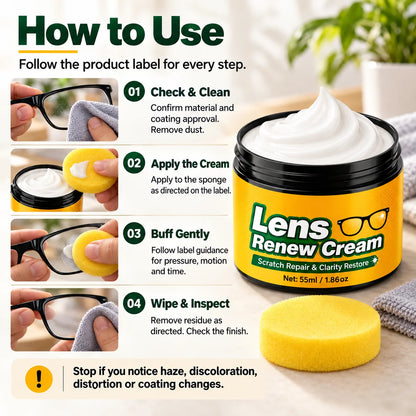 👓 Limited-Time Buy 1, Get 1 Free ✨ Lens Scratch Repair Paste Kit (includes sponge)