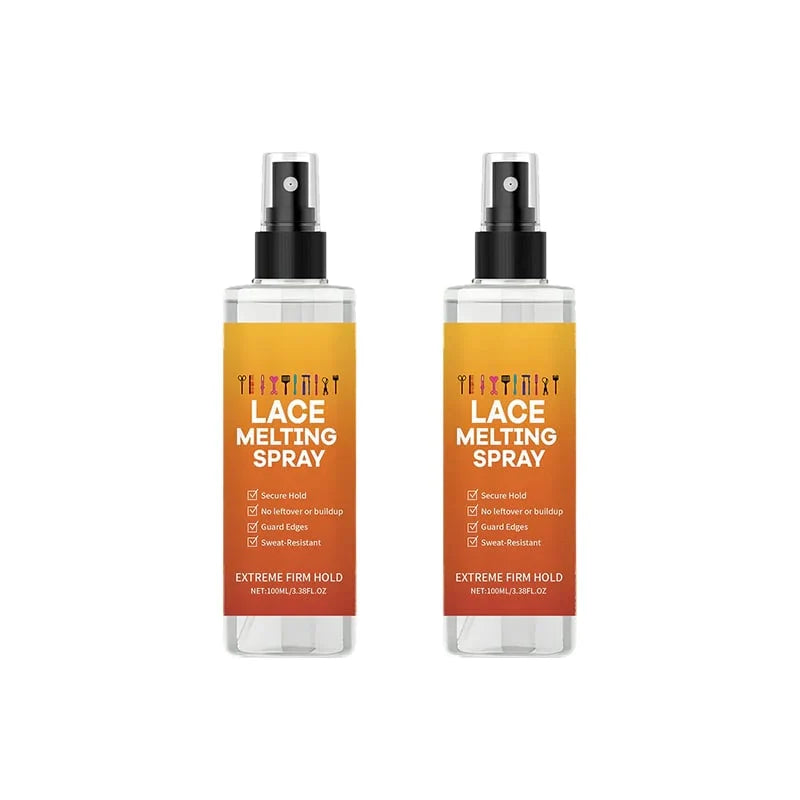 🔥 Buy One, Get One Free Today: Lace Wig Melting & Setting Spray – Quick-Drying, Invisible, Protects the Hairline, Sweat-Resistant, and Leaves No Trace