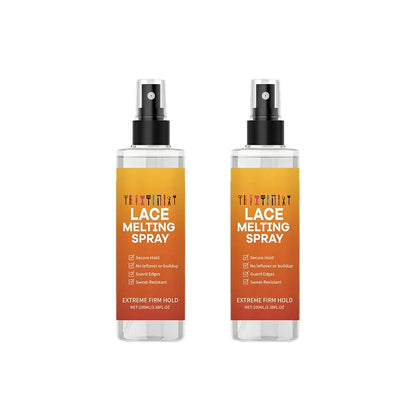 🔥 Buy One, Get One Free Today: Lace Wig Melting & Setting Spray – Quick-Drying, Invisible, Protects the Hairline, Sweat-Resistant, and Leaves No Trace