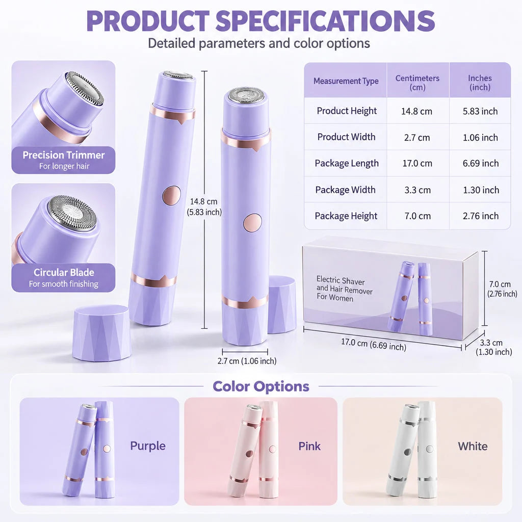 ⚡Limited-time 50%OFF✨✨Portable Electric Hair Remover for Women
