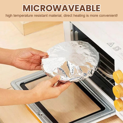 Limited-Time Half-Price Offer 🍽️ Reusable Aluminum Food Cover