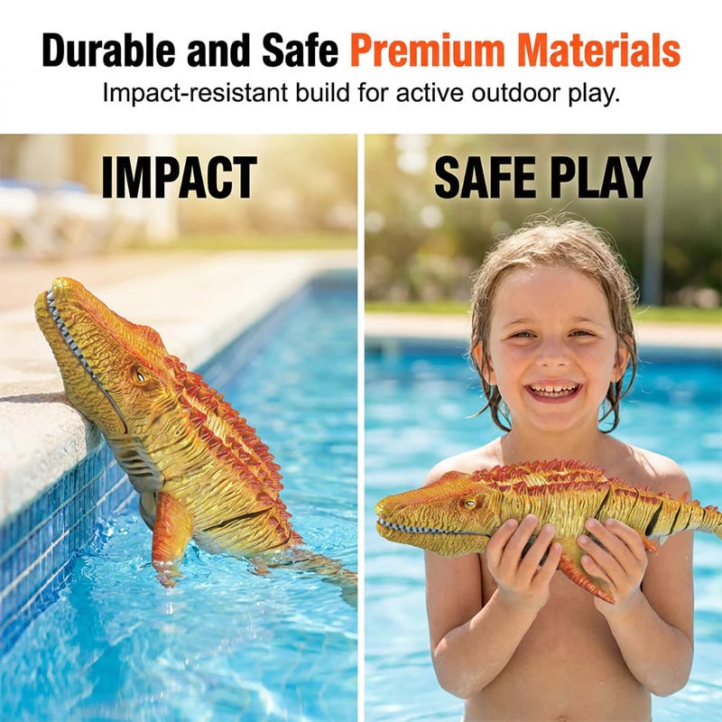 🎉Last day of promotion🧽2.4G RC Mosasaurus Swimming Toy with Spray