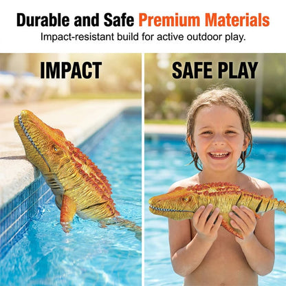 🎉Last day of promotion🧽2.4G RC Mosasaurus Swimming Toy with Spray
