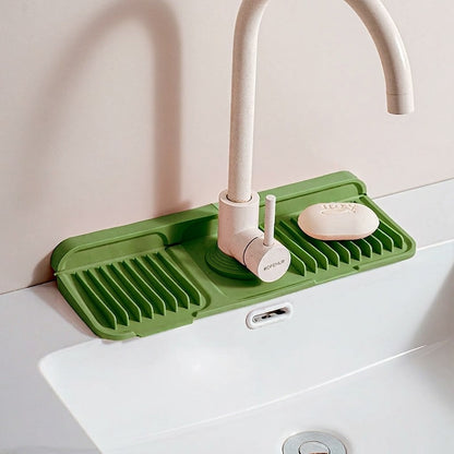 🎄Biggest Christmas Sale 50% OFF Quick-Drying Silicone Faucet Mat