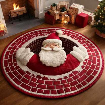 🎃First 50 Customers Enjoy 51% oFF🔥3D Skeleton Vortex Quilted Round Halloween Rug