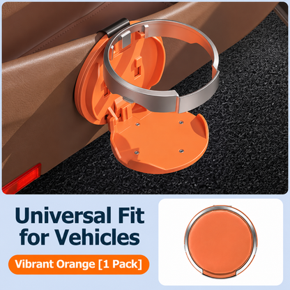 🚗Universal Foldable Car Cup Holder – Space-Saving Drink & Bottle Holder