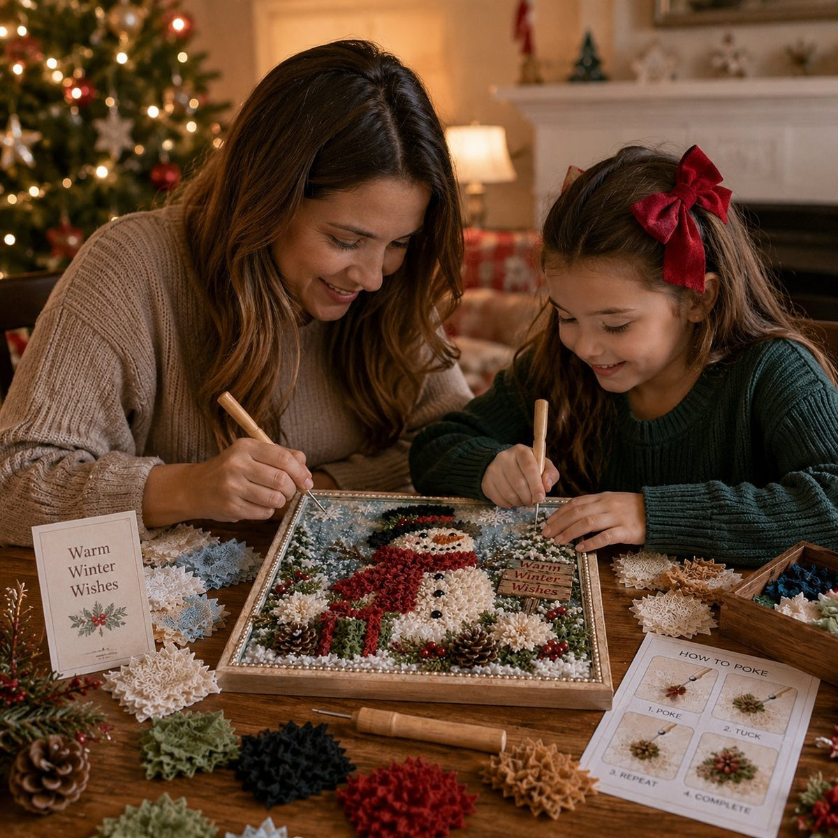 🔥 Half Price Offer - 🎄 3D Christmas Fabric Stamping Set