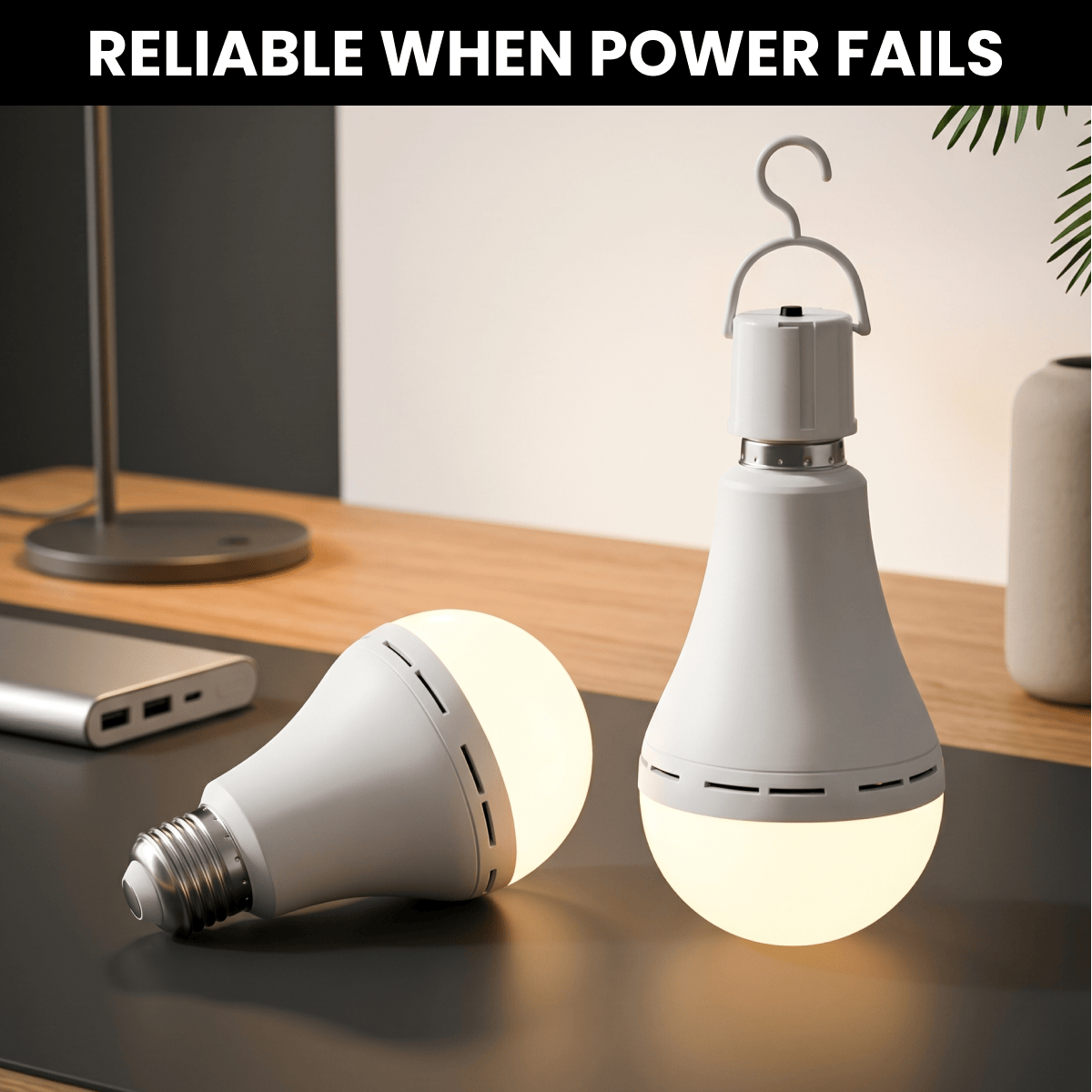 💡🛋️ 3PC Set – Rechargeable Emergency Light Bulbs