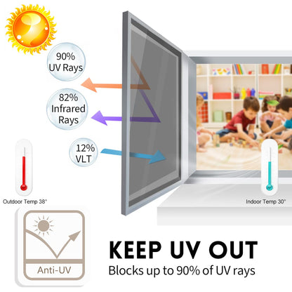 ✨One-Way Mirror Window Privacy Film – Daytime Privacy, UV Protection & Heat Control