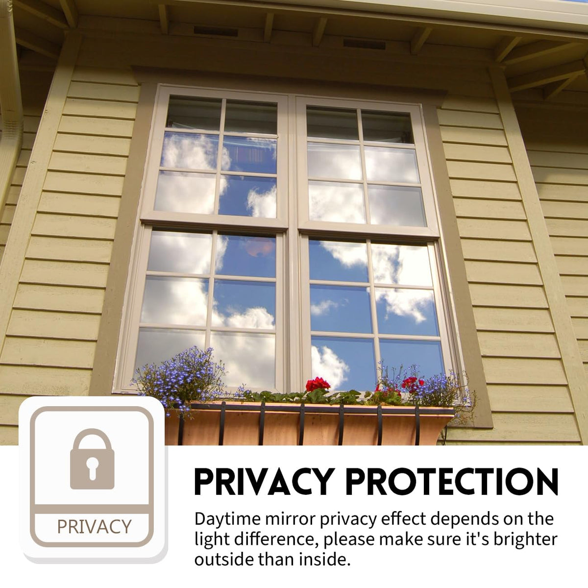 ✨One-Way Mirror Window Privacy Film – Daytime Privacy, UV Protection & Heat Control