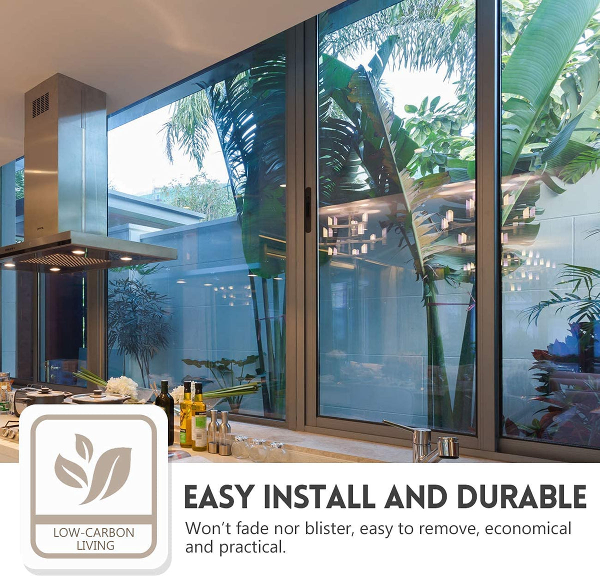 ✨One-Way Mirror Window Privacy Film – Daytime Privacy, UV Protection & Heat Control