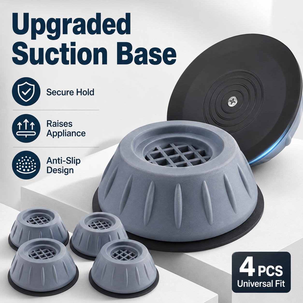 🔥Limited-time 50% off offer✨Universal washing machine feet mats (4-pack)
