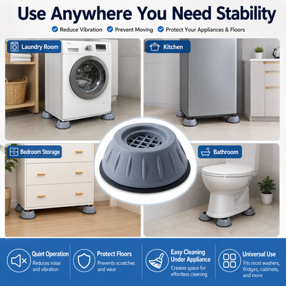 🔥Limited-time 50% off offer✨Universal washing machine feet mats (4-pack)