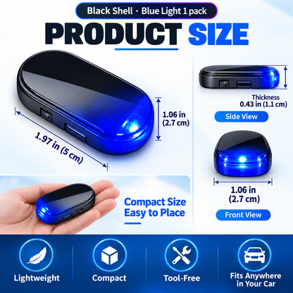 Buy 1 Get 1 Free🚨 Solar-Powered Anti-Theft Car Alarm & Warning LED Light