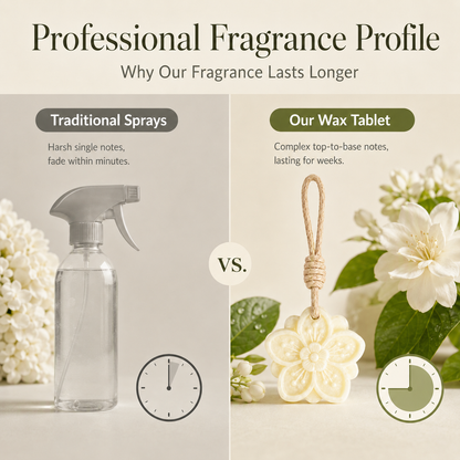 🔥 50% Off for a Limited Time ❤️‍🔥 Hanging Gardenia-Scented Wax Tablet 🌸