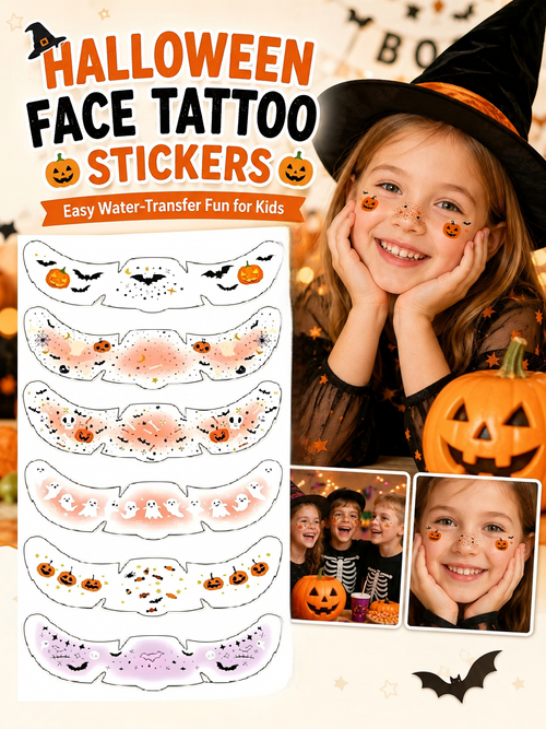 🎃 Special Offer ✨ Halloween Makeup Temporary Tattoos