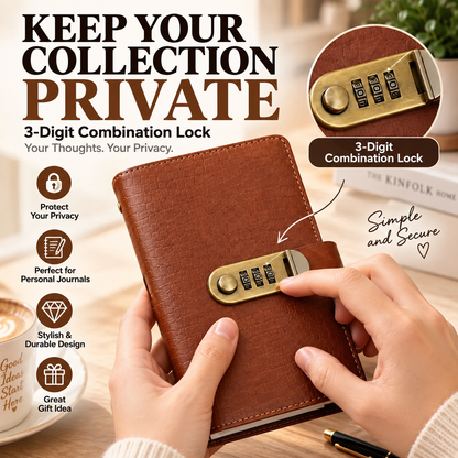 🔐Locking Banknote Collection Booklet | Holds 100 Bills