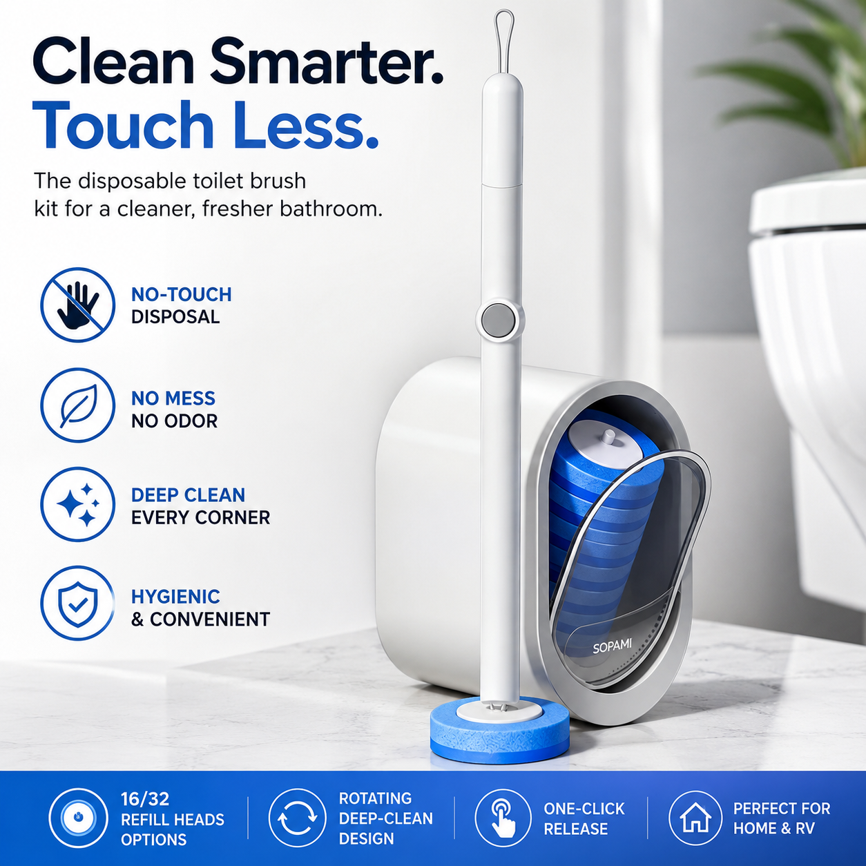 🎁New Arrival 50% OFF💥 No-Touch Toilet Cleaner