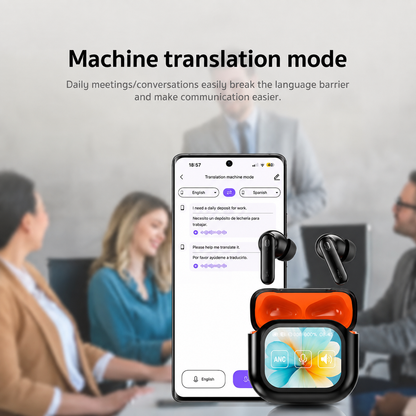 🎧Bluetooth Wireless Noise-Canceling Translation Earbuds Al Translation Earbuds