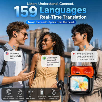 🎧Bluetooth Wireless Noise-Canceling Translation Earbuds Al Translation Earbuds