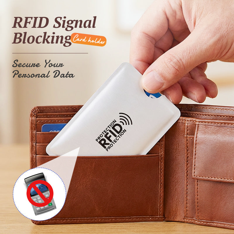 💳🗃️8 Pack RFID Blocking Anti Theft Card Sleeves