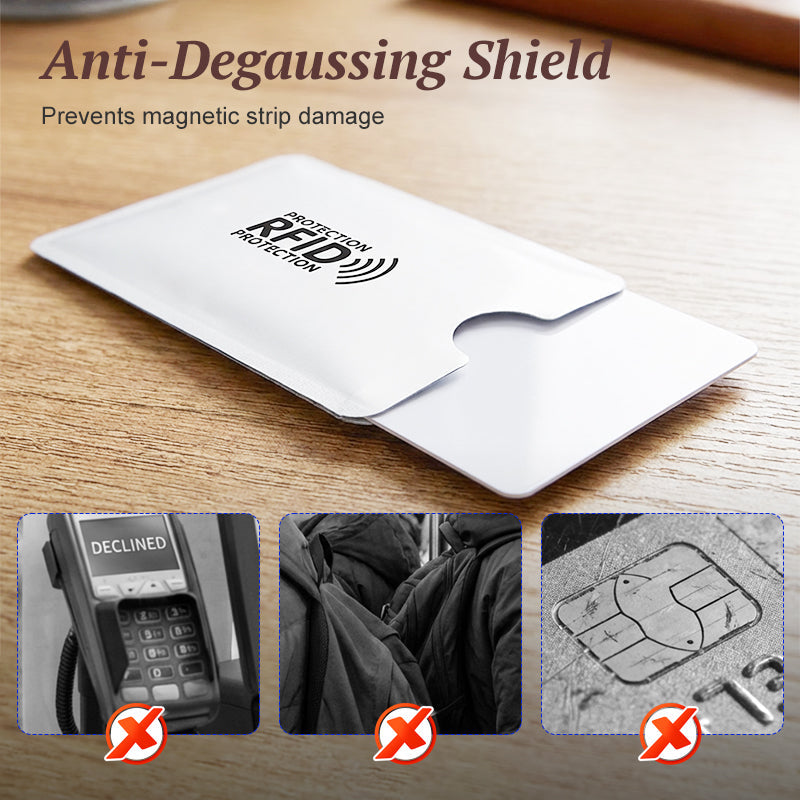 💳🗃️8 Pack RFID Blocking Anti Theft Card Sleeves