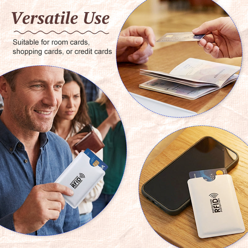 💳🗃️8 Pack RFID Blocking Anti Theft Card Sleeves
