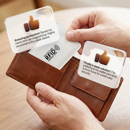 💳🗃️8 Pack RFID Blocking Anti Theft Card Sleeves